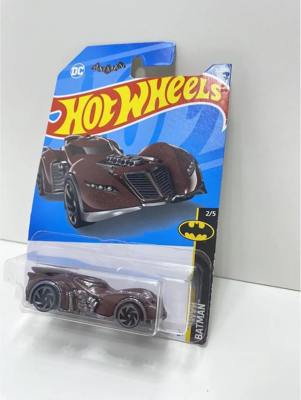 2022 Hot Wheels Batman: Arkham Asylum Batmobile Batman 2/5 Brown Brand New